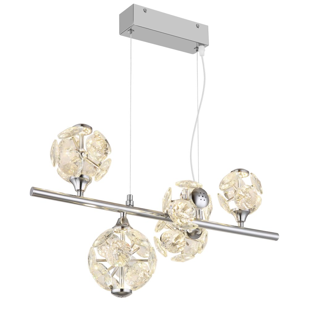 Illuminazione Globo Lighting Virina Lampadario a sospensione LED Cromo, 1-Luce main product photo