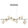 Illuminazione Globo Lighting Virina Lampadario a sospensione LED Cromo, 1-Luce