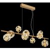 Illuminazione Globo Lighting Virina Lampadario a sospensione LED Oro, 1-Luce