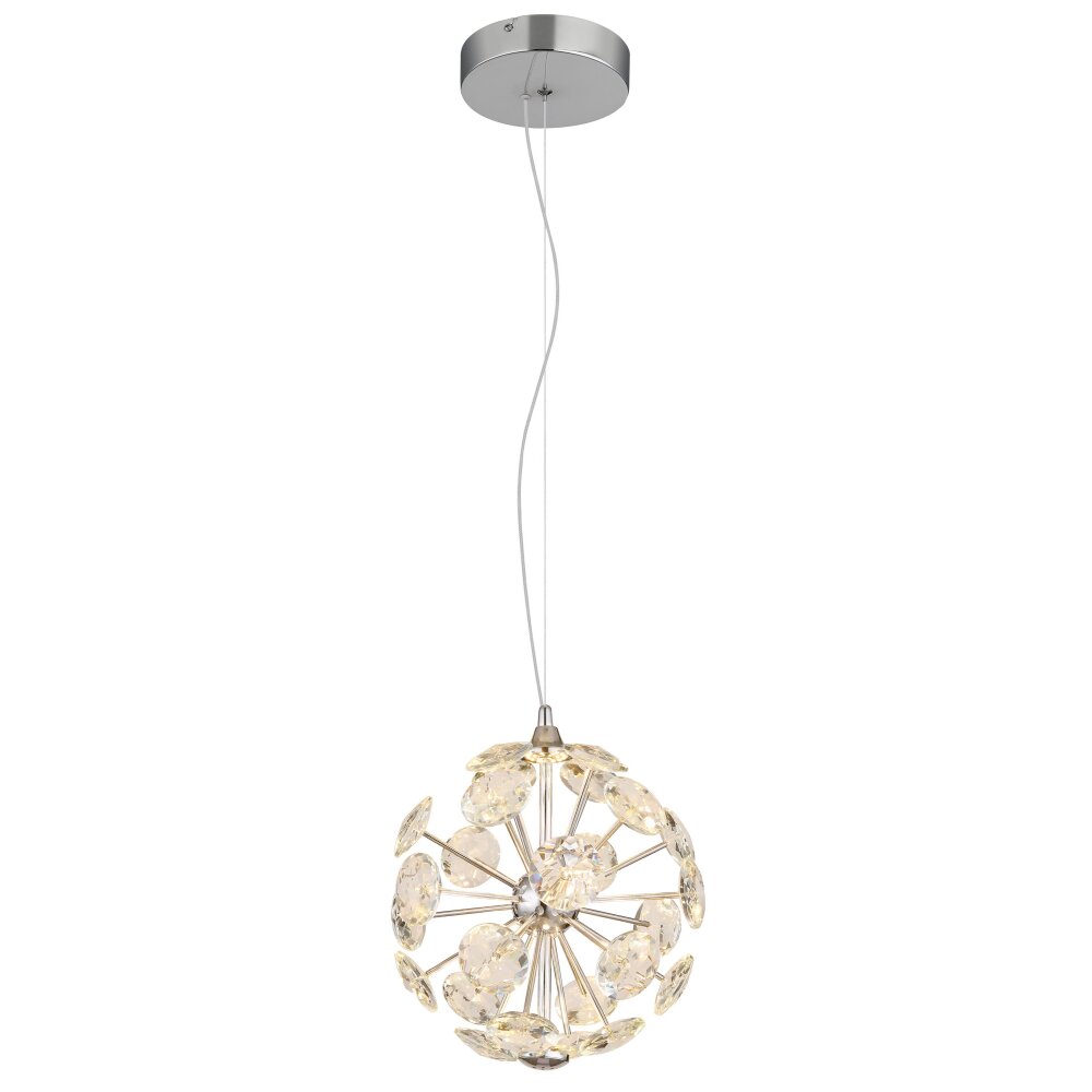 Illuminazione Globo Lighting Virina Lampadario a sospensione LED Cromo, 1-Luce main product photo