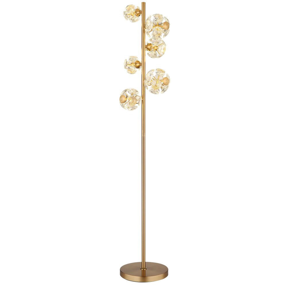 Illuminazione Globo Lighting Virina Lampada da terra LED Oro, 1-Luce main product photo