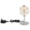 Illuminazione Globo Lighting Virina Lampada da tavolo LED Cromo, 1-Luce