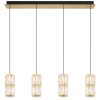 Illuminazione Globo Lighting Stefanie Lampadario a sospensione LED Oro, Nero, 1-Luce