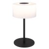 Illuminazione Globo Lighting Trenton Lampada da tavolo LED Nero, 1-Luce