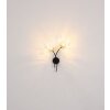 Illuminazione Globo Lighting Fiore Applique Nero, 2-Luci