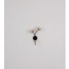Illuminazione Globo Lighting Fiore Applique Nero, 2-Luci