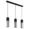 Illuminazione Globo Lighting Annika Lampadario a sospensione Nero, 3-Luci