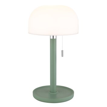 Stile fungo  Illuminazione Globo Lighting Norman Lampada da tavolo LED Verde, 1-Luce