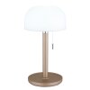 Lampada a forma di fungo  Illuminazione Globo Lighting Norman Lampada da tavolo LED Champagne, 1-Luce