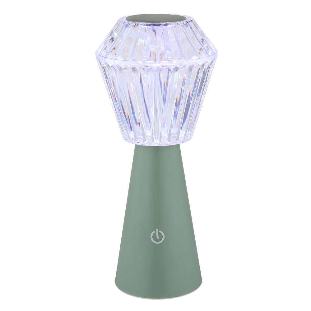 Illuminazione Globo Lighting Polimi Lampada da tavolo LED Verde, 1-Luce, Cambia colore main product photo