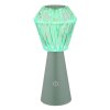 Illuminazione Globo Lighting Polimi Lampada da tavolo LED Verde, 1-Luce, Cambia colore