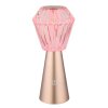 Illuminazione Globo Lighting Polimi Lampada da tavolo LED Champagne, 1-Luce, Cambia colore