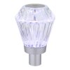 Illuminazione Globo Lighting Polimi Lampada da tavolo LED Argento, 1-Luce, Cambia colore