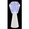 Illuminazione Globo Lighting Polimi Lampada da tavolo LED Bianco, 1-Luce, Cambia colore