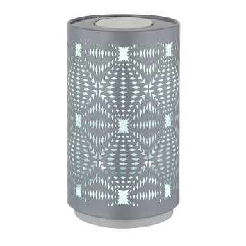 Illuminazione Globo Lighting Amiyah Lampada da tavolo LED Bianco, 1-Luce, Cambia colore