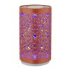 Illuminazione Globo Lighting Amiyah Lampada da tavolo LED Bianco, 1-Luce, Cambia colore