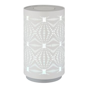 Illuminazione Globo Lighting Amiyah Lampada da tavolo LED Bianco, 1-Luce, Cambia colore