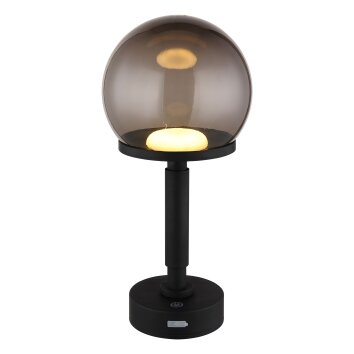 Illuminazione Globo Lighting Haku Lampada da tavolo LED Nero, 1-Luce