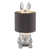 Illuminazione Globo Lighting Rabbit Lampada da tavolo Argento, 1-Luce