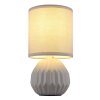 Illuminazione Globo Lighting Sylas Lampada da tavolo Grigio, 1-Luce