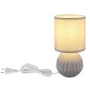 Illuminazione Globo Lighting Sylas Lampada da tavolo Grigio, 1-Luce