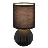 Illuminazione Globo Lighting Sylas Lampada da tavolo Nero, 1-Luce
