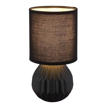 Illuminazione Globo Lighting Sylas Lampada da tavolo Nero, 1-Luce