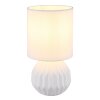 Illuminazione Globo Lighting Sylas Lampada da tavolo Bianco, 1-Luce