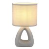Illuminazione Globo Lighting Triangle Lampada da tavolo Grigio, 1-Luce