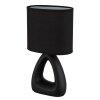 Illuminazione Globo Lighting Triangle Lampada da tavolo Nero, 1-Luce