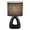 Illuminazione Globo Lighting Triangle Lampada da tavolo Nero, 1-Luce