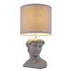 Illuminazione Globo Lighting Hermes Lampada da tavolo Grigio, 1-Luce