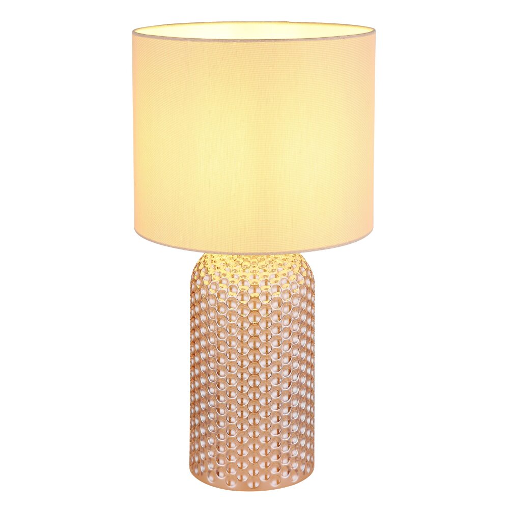 Illuminazione Globo Lighting Sofia Lampada da tavolo Champagne, 1-Luce main product photo