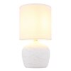 Illuminazione Globo Lighting Marble Lampada da tavolo Bianco, 1-Luce