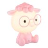 Illuminazione Globo Lighting Sheepy Lampada da tavolo LED Fucsia, Bianco, 1-Luce