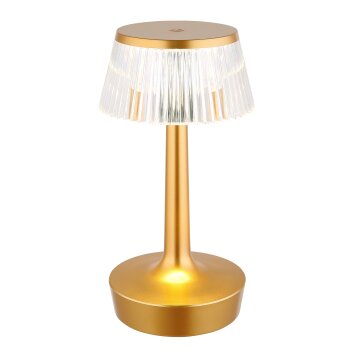Illuminazione Globo Lighting Lucio Lampada da tavolo LED Ottone, 1-Luce