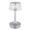 Illuminazione Globo Lighting Lucio Lampada da tavolo LED Argento, 1-Luce