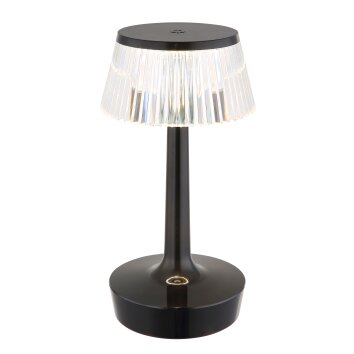 Illuminazione Globo Lighting Lucio Lampada da tavolo LED Nero, 1-Luce