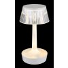 Illuminazione Globo Lighting Lucio Lampada da tavolo LED Bianco, 1-Luce