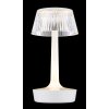Illuminazione Globo Lighting Lucio Lampada da tavolo LED Bianco, 1-Luce