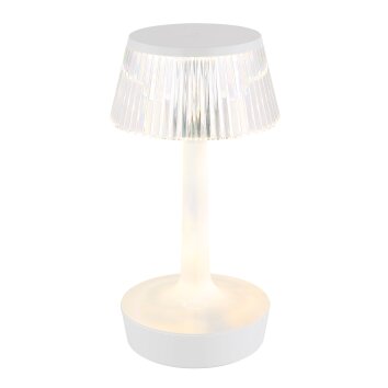 Illuminazione Globo Lighting Lucio Lampada da tavolo LED Bianco, 1-Luce