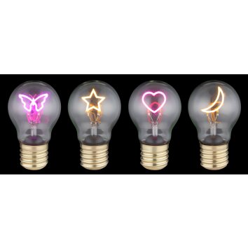 Illuminazione Globo Lighting Lumi Lampada da tavolo LED Oro, Nero, 1-Luce