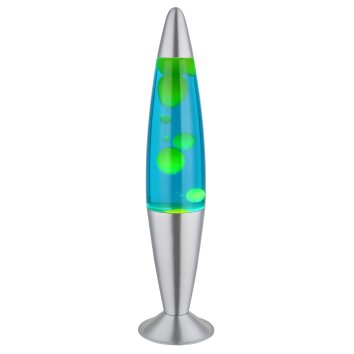 Lampada lava  Illuminazione Globo Lighting Etna Lampada lavica, Lampada da tavolo LED Argento, 1-Luce
