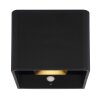 Illuminazione Globo Lighting Veronika Applique LED Nero, 1-Luce, Sensori di movimento