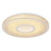 Illuminazione Globo Lighting Astania Plafoniera LED Cromo, Bianco, 1-Luce
