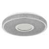 Illuminazione Globo Lighting Astania Plafoniera LED Cromo, Bianco, 1-Luce