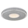 Illuminazione Globo Lighting Astania Plafoniera LED Cromo, Bianco, 1-Luce