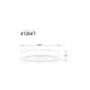 Illuminazione Globo Lighting Astania Plafoniera LED Bianco, 1-Luce