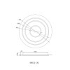 Illuminazione Globo Lighting Jayden Plafoniera LED Antracite, 1-Luce