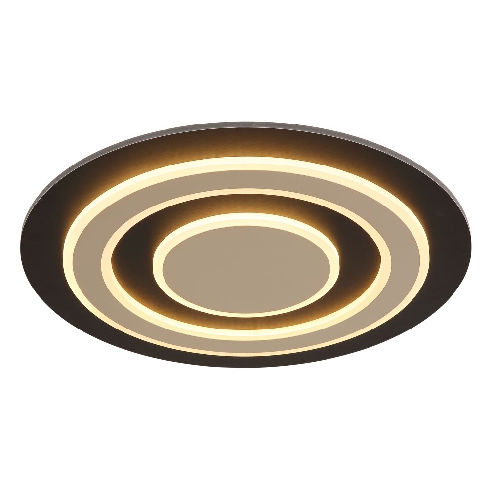 Illuminazione Globo Lighting Jayden Plafoniera LED Nero, 1-Luce main product photo